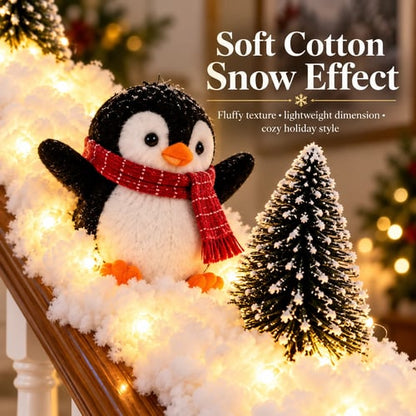 🔥Playful Penguin Snowy Stair Railing Decor